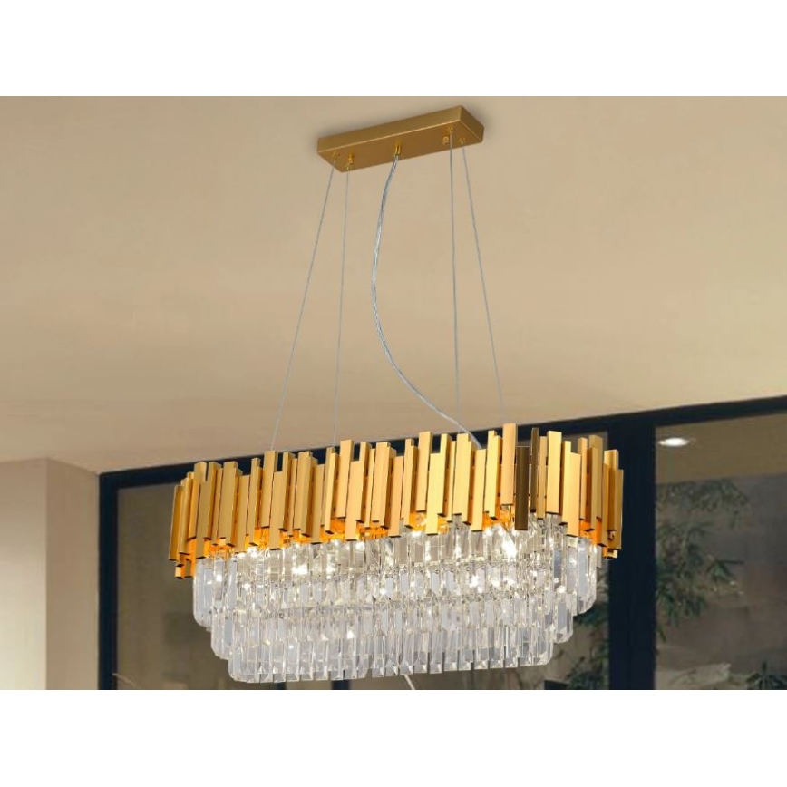 Brilagi - Lustre suspenso por cabo PLAZA 10xE14/40W/230V