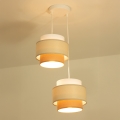 Brilagi - Lustre suspenso por cabo RESNA 2xE27/60W/230V Ø 30 cm creme/bege