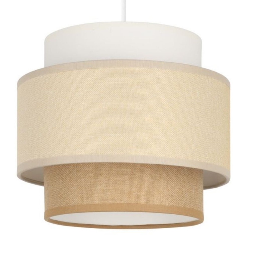 Brilagi - Lustre suspenso por cabo RESNA 2xE27/60W/230V Ø 30 cm creme/bege