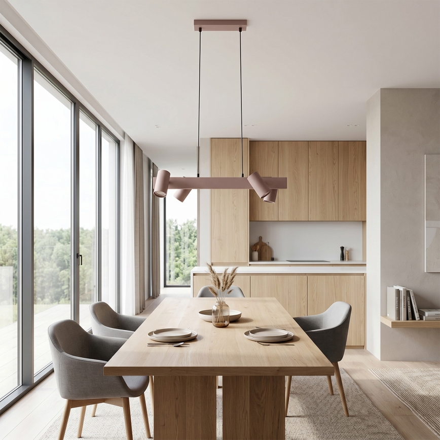 Brilagi - Lustre suspenso por cabo SELE 4xGU10/30W/230V bege