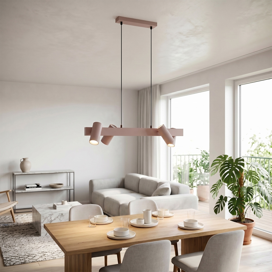 Brilagi - Lustre suspenso por cabo SELE 4xGU10/30W/230V bege