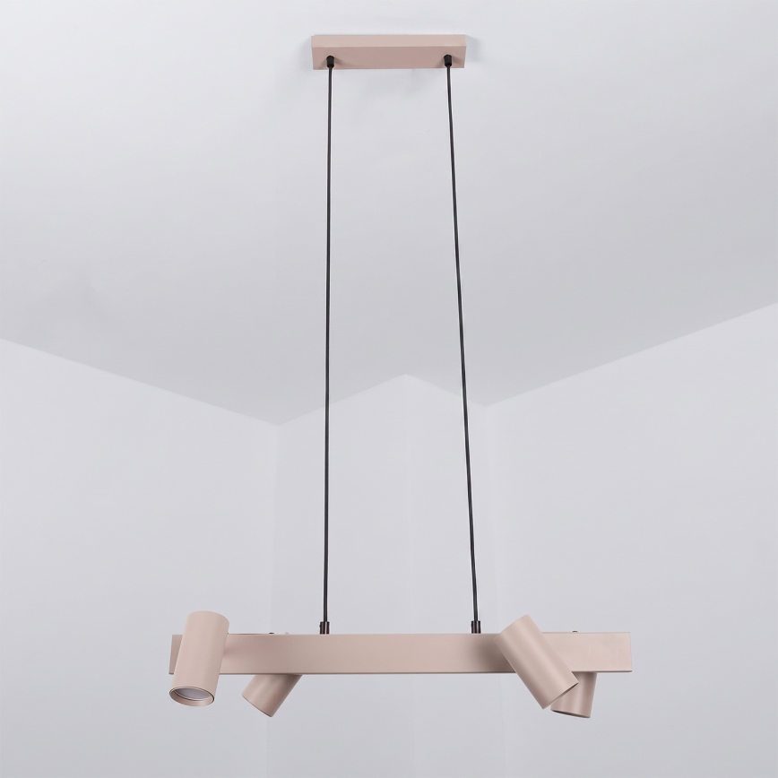 Brilagi - Lustre suspenso por cabo SELE 4xGU10/30W/230V bege