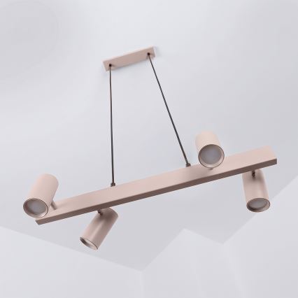 Brilagi - Lustre suspenso por cabo SELE 4xGU10/30W/230V bege
