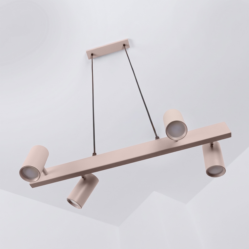 Brilagi - Lustre suspenso por cabo SELE 4xGU10/30W/230V bege