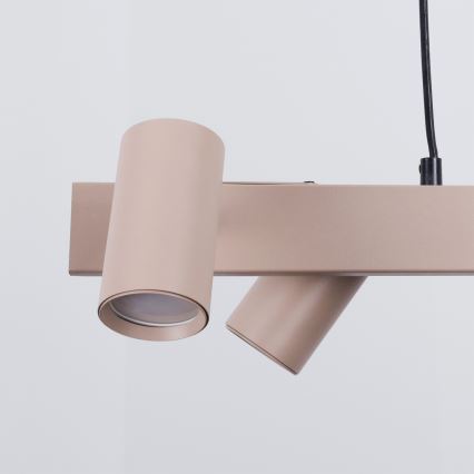 Brilagi - Lustre suspenso por cabo SELE 4xGU10/30W/230V bege