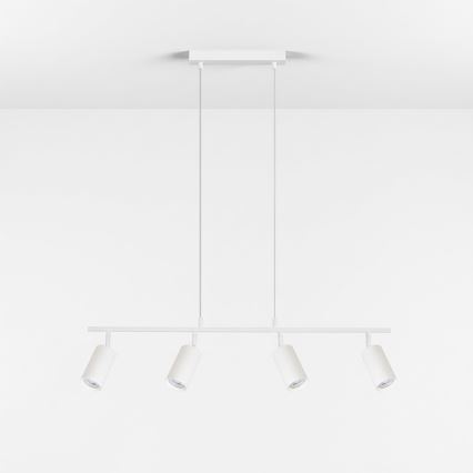 Brilagi - Lustre suspenso por cabo SELE 4xGU10/30W/230V branco
