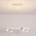 Brilagi - Lustre suspenso por cabo SELE 4xGU10/30W/230V branco