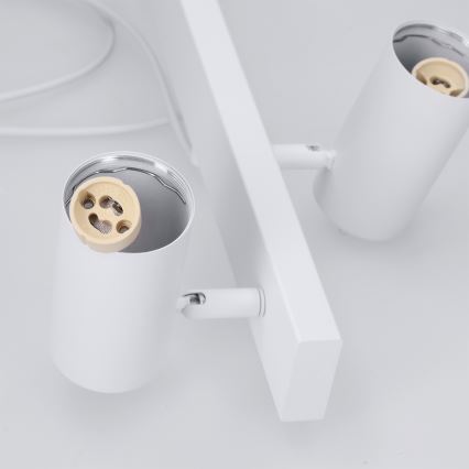 Brilagi - Lustre suspenso por cabo SELE 4xGU10/30W/230V branco