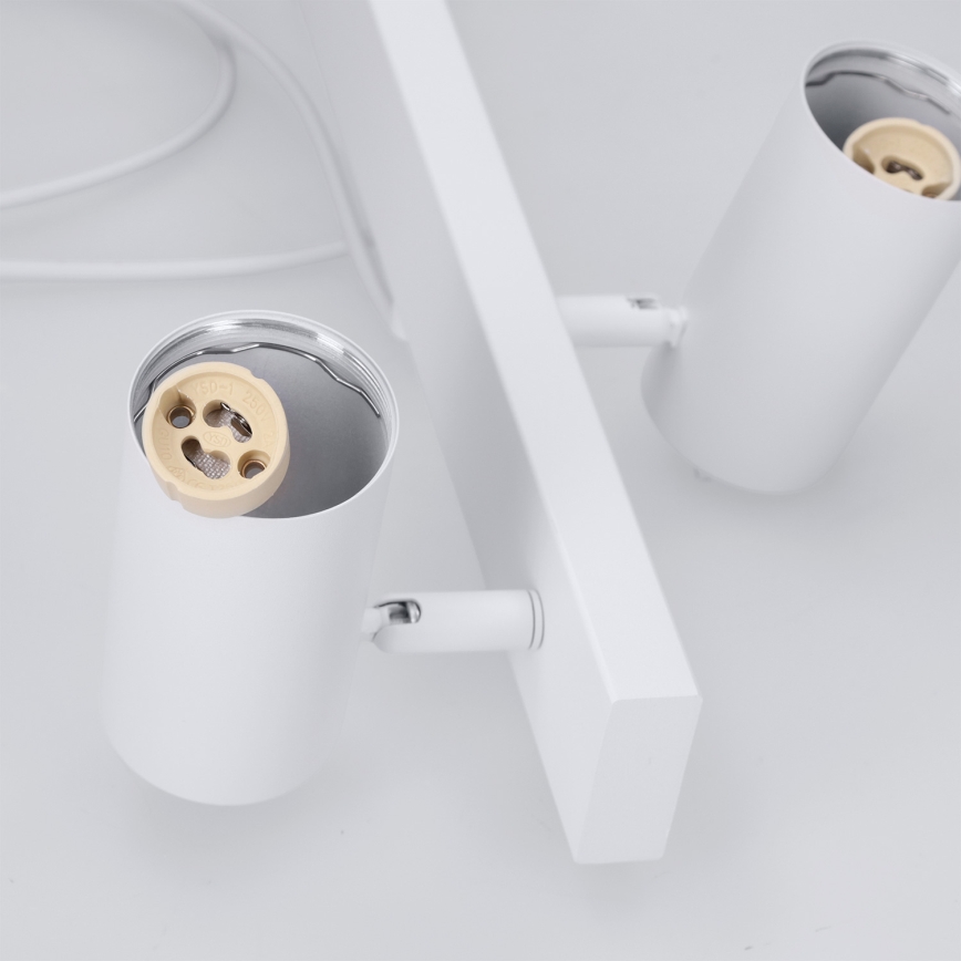 Brilagi - Lustre suspenso por cabo SELE 4xGU10/30W/230V branco