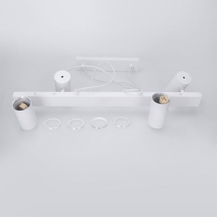 Brilagi - Lustre suspenso por cabo SELE 4xGU10/30W/230V branco