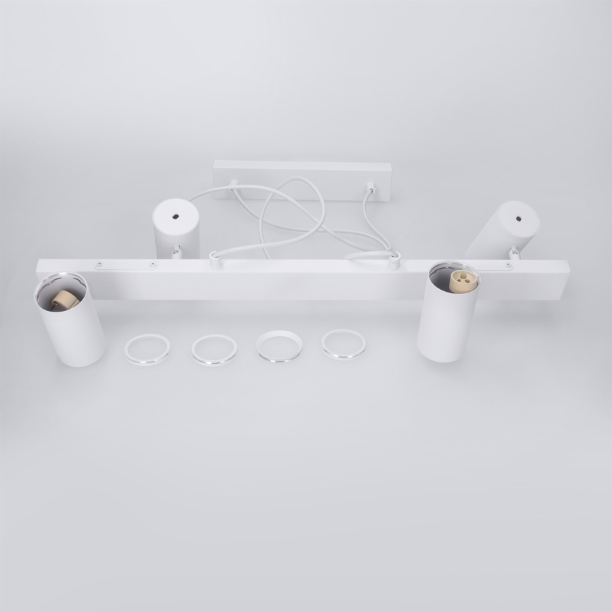 Brilagi - Lustre suspenso por cabo SELE 4xGU10/30W/230V branco