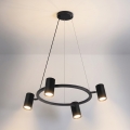 Brilagi - Lustre suspenso por cabo SELE 4xGU10/30W/230V preto