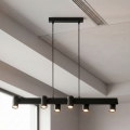 Brilagi - Lustre suspenso por cabo SELE 6xGU10/30W/230V preto
