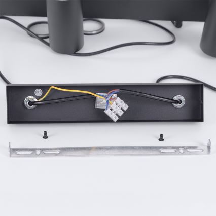 Brilagi - Lustre suspenso por cabo SELE 6xGU10/30W/230V preto