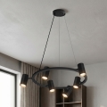 Brilagi - Lustre suspenso por cabo SELE 6xGU10/30W/230V preto