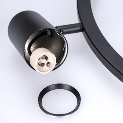 BRILAGI - Lustre suspenso por cabo SELE 6xGU10/30W/230V preto