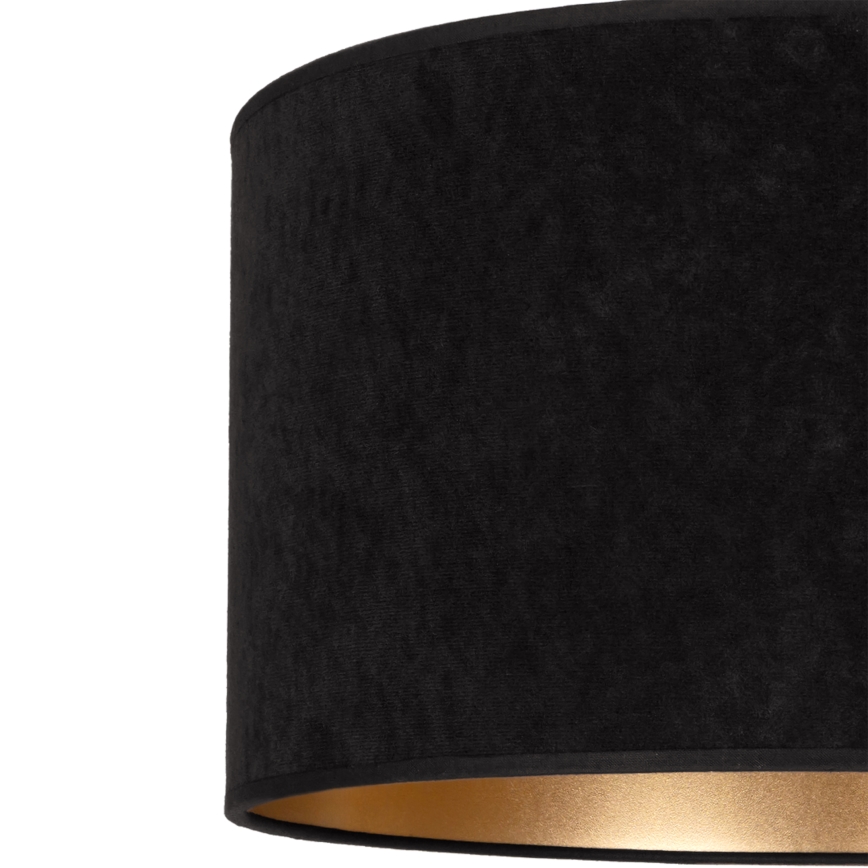 Brilagi - Lustre suspenso por cabo VELVET 1xE27/60W/230V Ø 40 cm preto/dourado