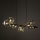 Brilagi - Lustre suspenso por cabo VULCANO 7xG9/8W/230V bronze/bege fumê