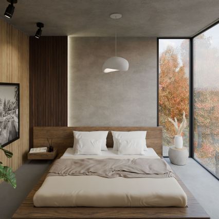 Brilagi - Lustre suspenso por cabo WABI SABI 1xE27/40W/230V Ø 35 cm branco