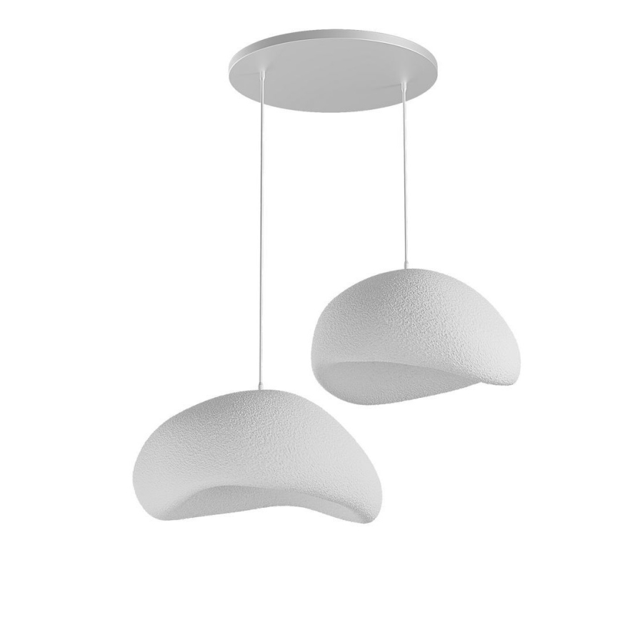 Brilagi - Lustre suspenso por cabo WABI SABI 2xE27/40W/230V branco