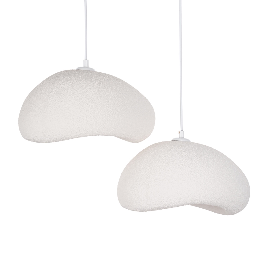 Brilagi - Lustre suspenso por cabo WABI SABI 2xE27/40W/230V Ø 60 cm branco