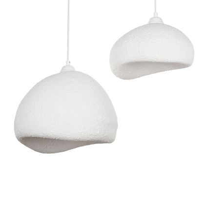 Brilagi - Lustre suspenso por cabo WABI SABI 2xE27/40W/230V Ø 70 cm branco
