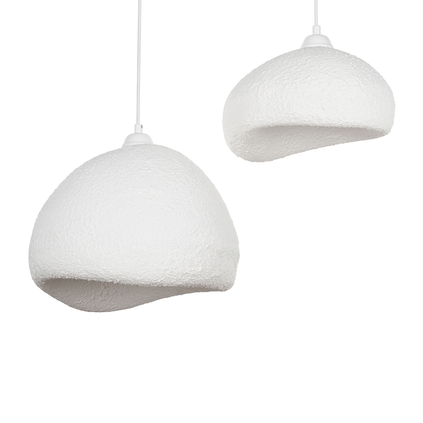 Brilagi - Lustre suspenso por cabo WABI SABI 2xE27/40W/230V Ø 70 cm branco