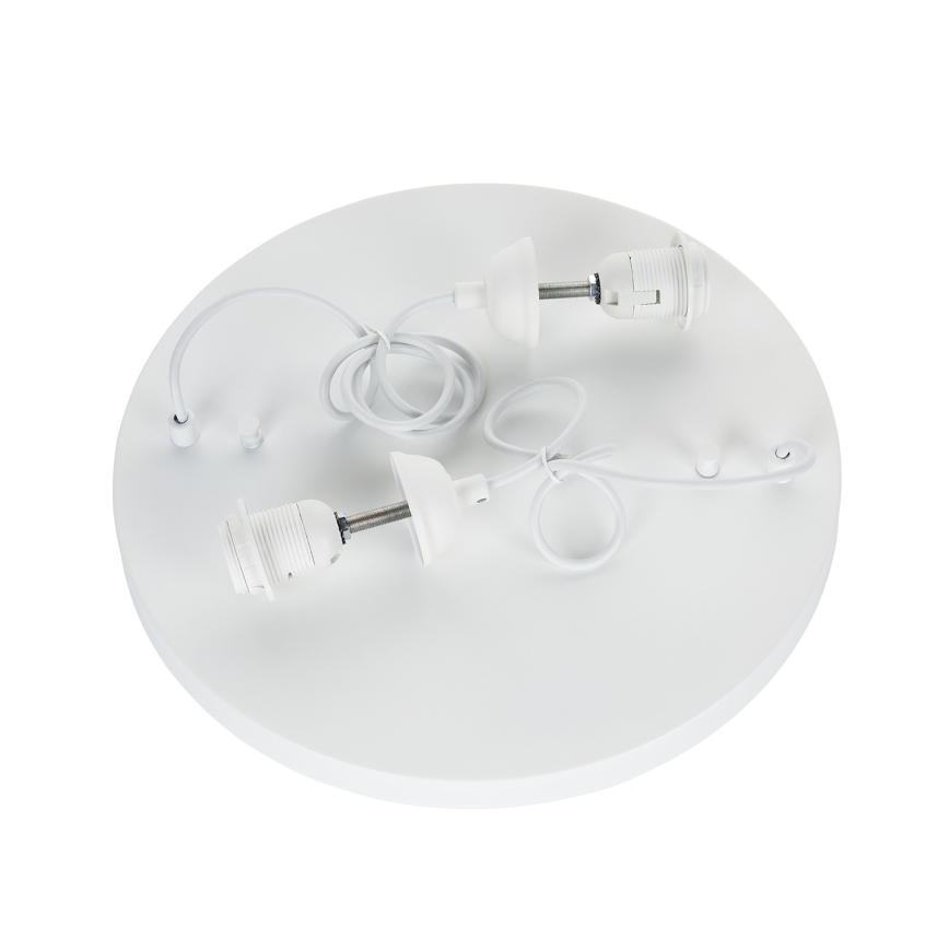 Brilagi - Lustre suspenso por cabo WABI SABI 2xE27/40W/230V Ø 70 cm branco