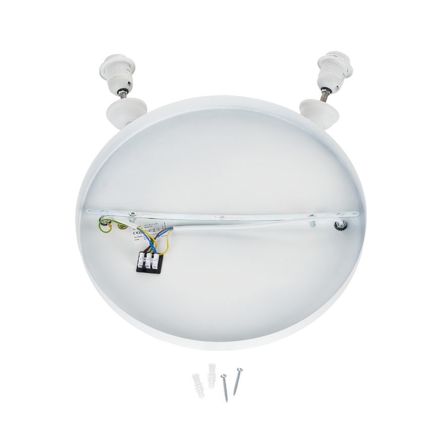 Brilagi - Lustre suspenso por cabo WABI SABI 2xE27/40W/230V Ø 70 cm branco