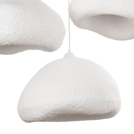 Brilagi - Lustre suspenso por cabo WABI SABI 3xE27/40W/230V Ø 82 cm branco