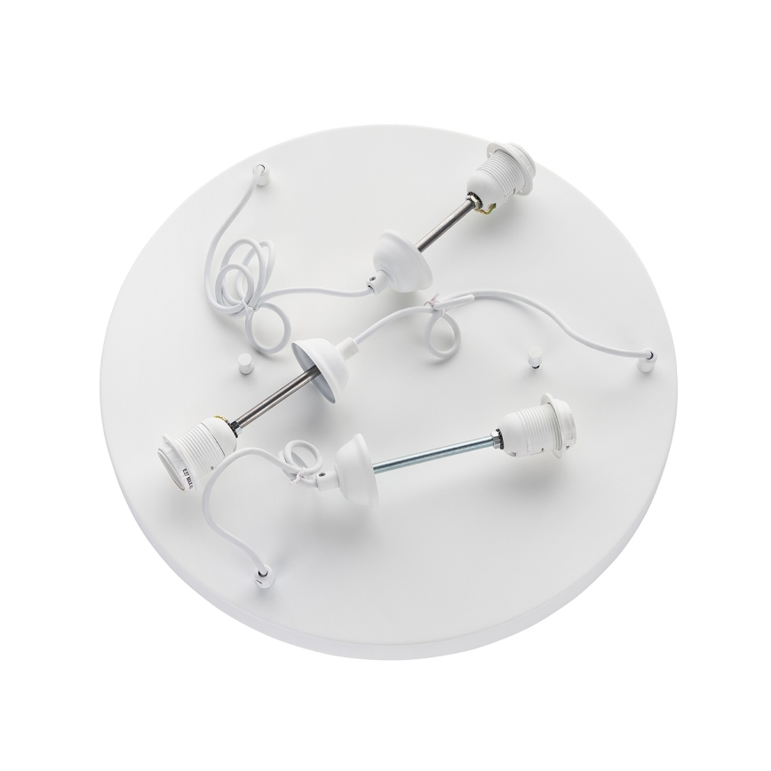 Brilagi - Lustre suspenso por cabo WABI SABI 3xE27/40W/230V Ø 82 cm branco