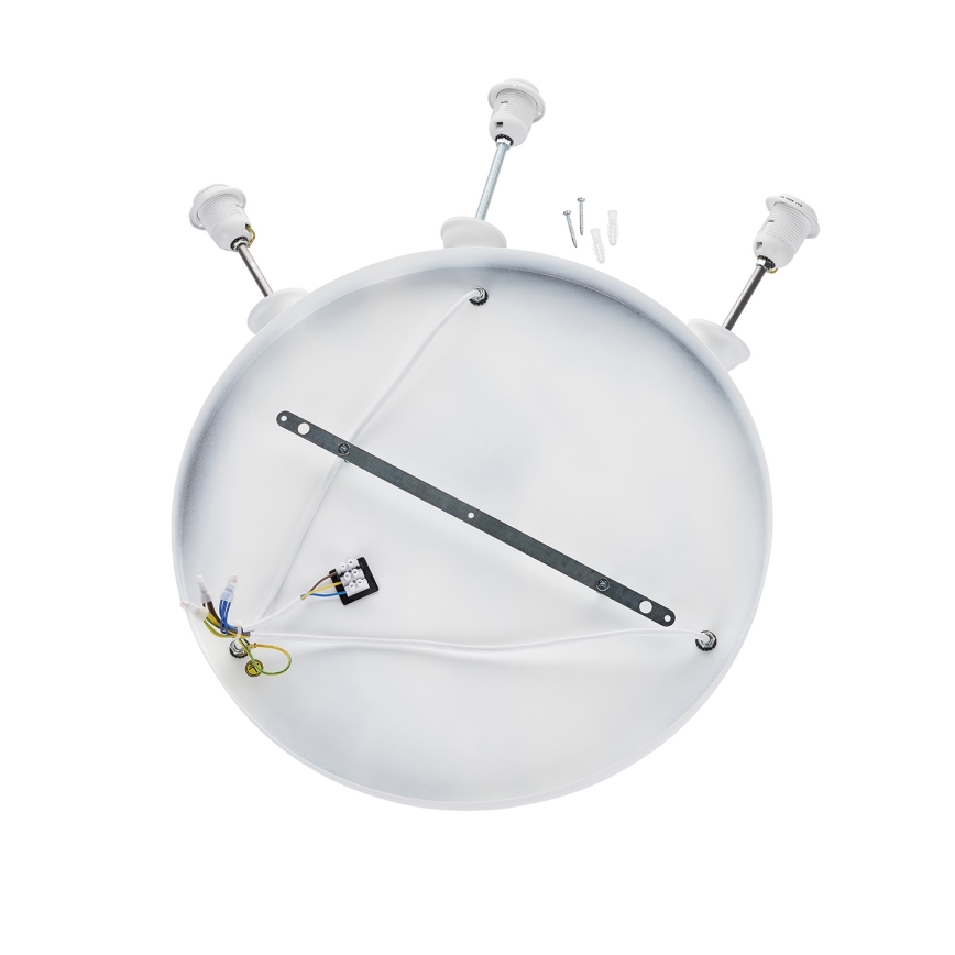 Brilagi - Lustre suspenso por cabo WABI SABI 3xE27/40W/230V Ø 82 cm branco