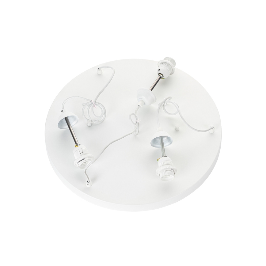 Brilagi - Lustre suspenso por cabo WABI SABI 3xE27/40W/230V Ø 82 cm branco