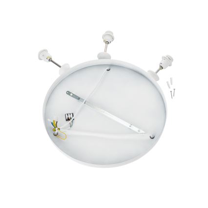 Brilagi - Lustre suspenso por cabo WABI SABI 3xE27/40W/230V Ø 82 cm branco