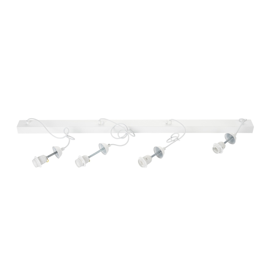 Brilagi - Lustre suspenso por cabo WABI SABI 4xE27/40W/230V branco