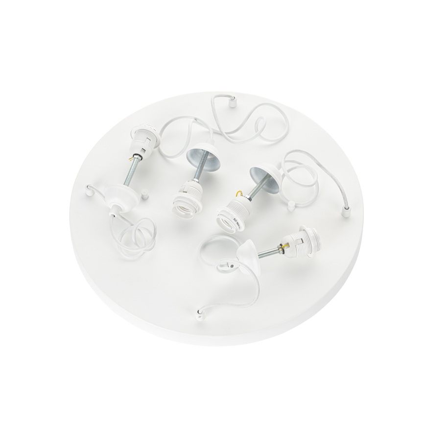 Brilagi - Lustre suspenso por cabo WABI SABI 4xE27/40W/230V Ø 90 cm branco