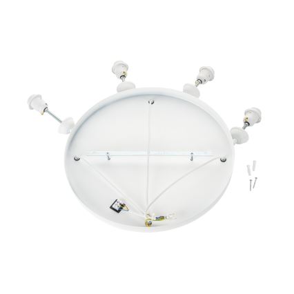 Brilagi - Lustre suspenso por cabo WABI SABI 4xE27/40W/230V Ø 90 cm branco