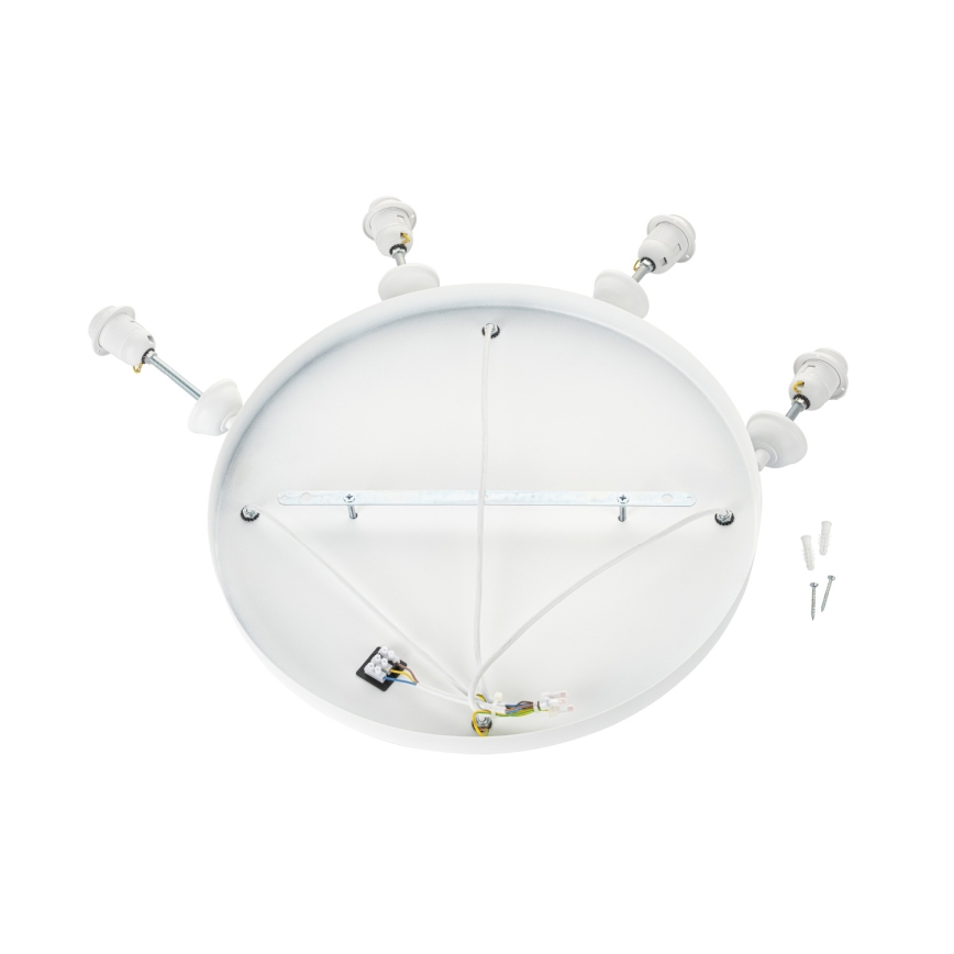 Brilagi - Lustre suspenso por cabo WABI SABI 4xE27/40W/230V Ø 90 cm branco