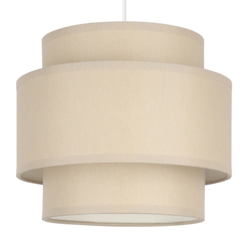 Brilagi - Lustre suspenso RESNA em cabo 2xE27/60W/230V, Ø 30 cm, bege