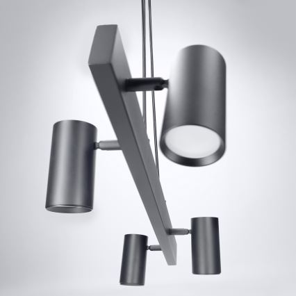 BRILAGI - Lustre suspenso SELE 4xGU10/30W/230V preto
