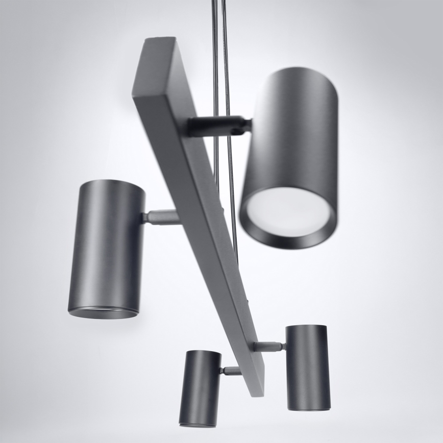 BRILAGI - Lustre suspenso SELE 4xGU10/30W/230V preto
