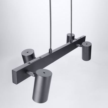 BRILAGI - Lustre suspenso SELE 4xGU10/30W/230V preto