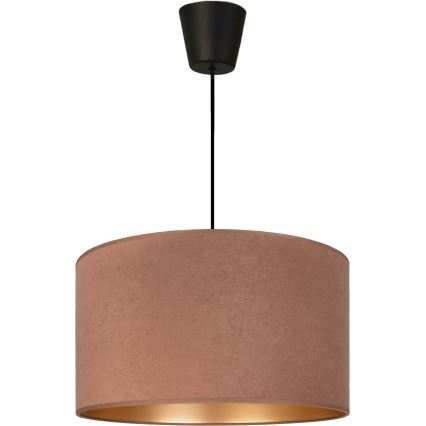 Brilagi - Lustre suspenso VELVET com cabo 1x E27/60W/230V Ø 40 cm bege/dourado