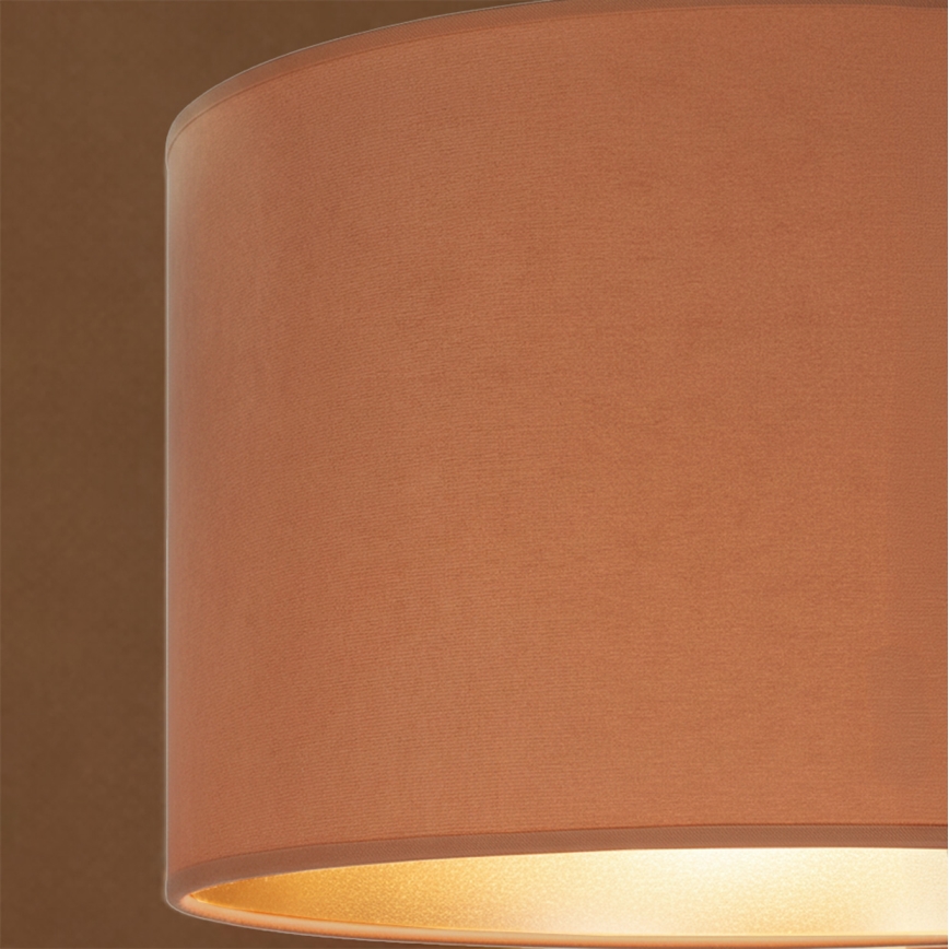 Brilagi - Lustre suspenso VELVET com cabo 1x E27/60W/230V Ø 40 cm bege/dourado