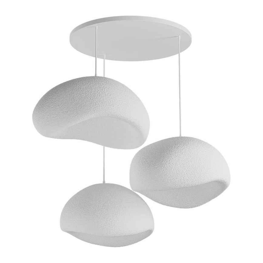 Brilagi - Lustre suspenso WABI SABI 3xE27/40W/230V Ø 60 cm branco