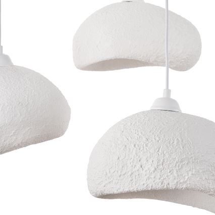 Brilagi - Lustre suspenso WABI SABI 3xE27/40W/230V Ø 60 cm branco
