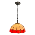 Brilagi - Lustre Tiffany de vitral com corrente SIENNA 1xE27/60W/230V, diâmetro 40 cm