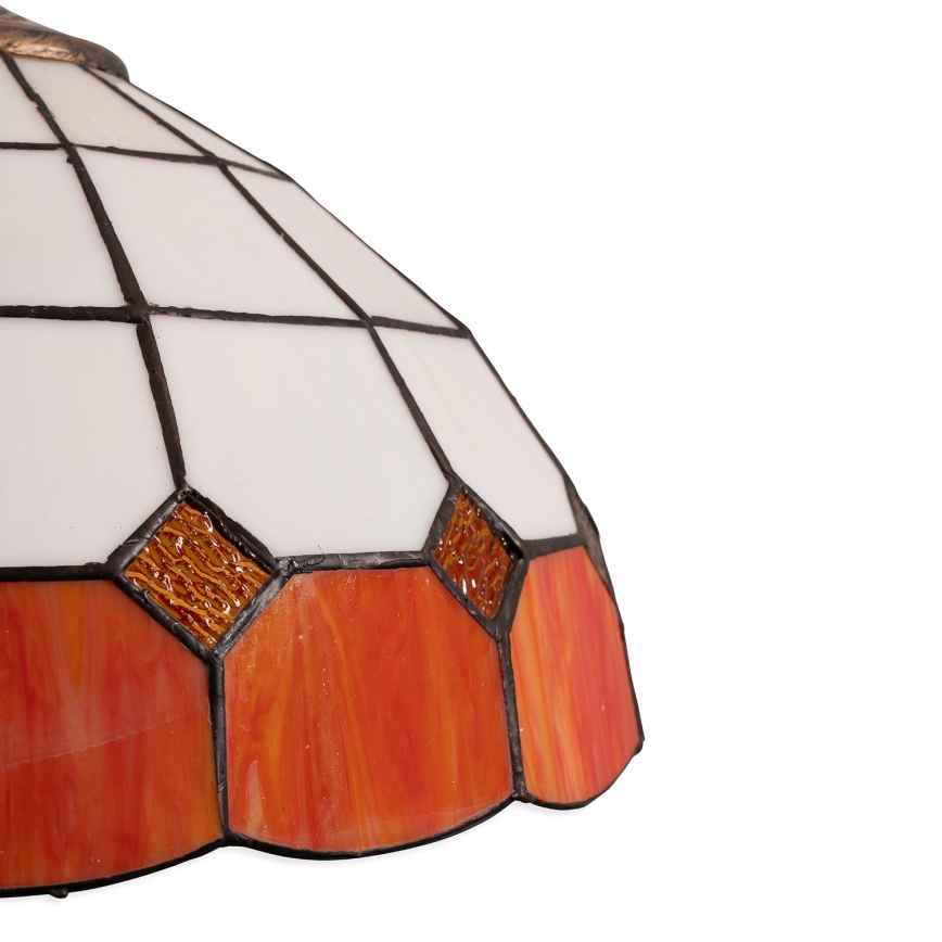 Brilagi - Lustre Tiffany de vitral com corrente SIENNA 1xE27/60W/230V, diâmetro 40 cm