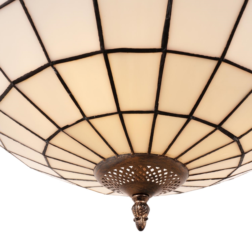Brilagi - lustre Tiffany de vitral com corrente SIENNA 3xE27/60W/230V Ø 50 cm