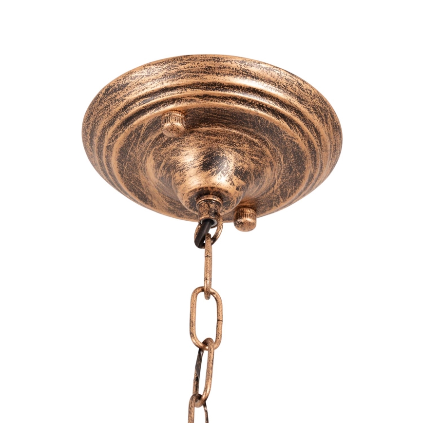 Brilagi - lustre Tiffany de vitral com corrente SIENNA 3xE27/60W/230V Ø 50 cm